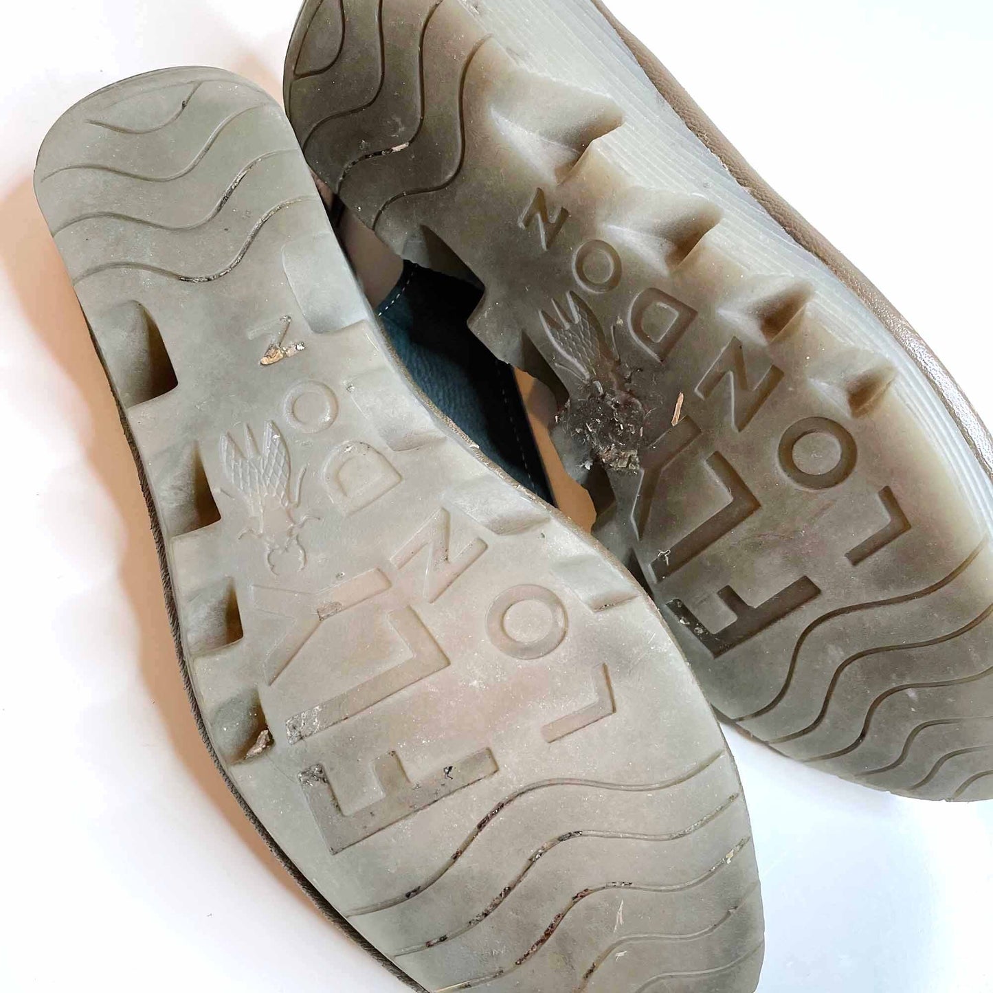 FLY London slingback leather wedge shoes - size 39