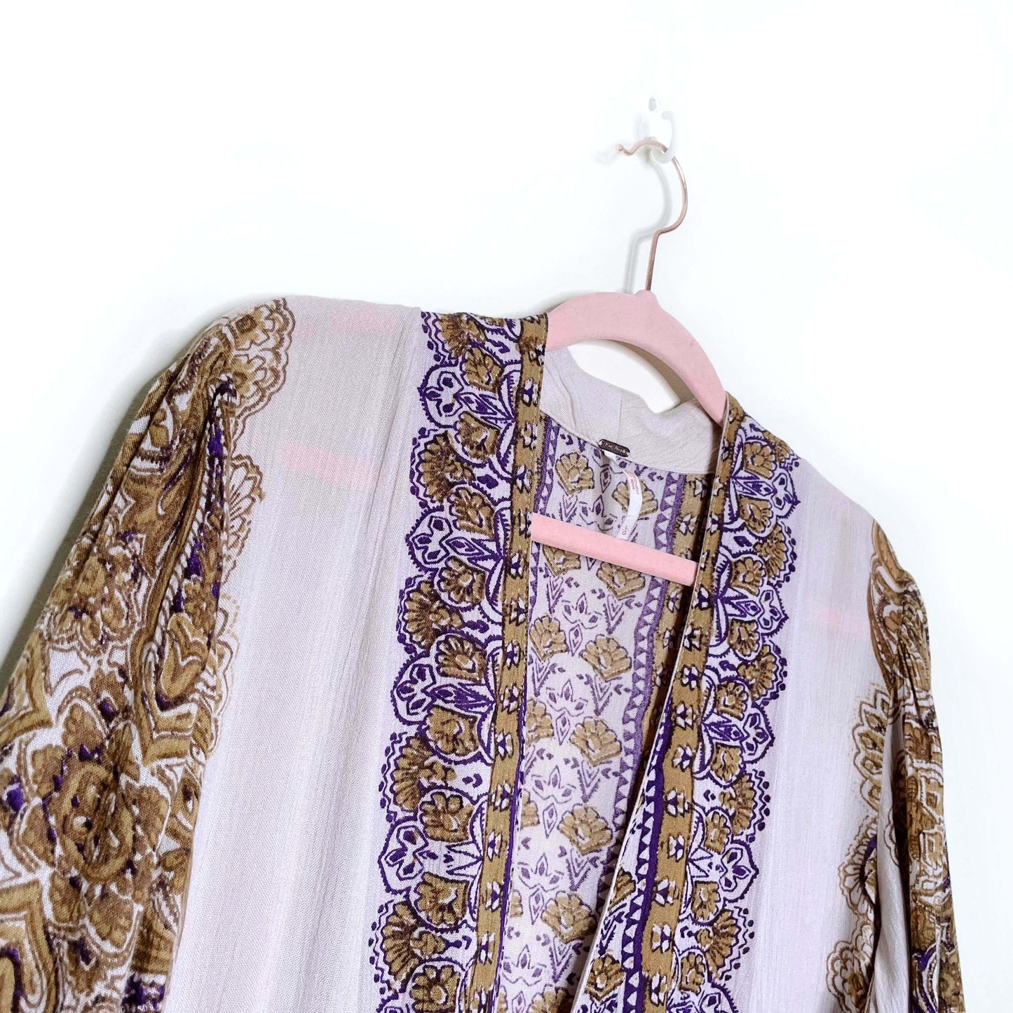 free people azalea combo empire caftan maxi dress - size large