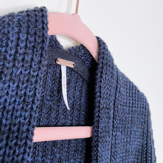 free people high hopes chunky open oversized cardigan - size xs