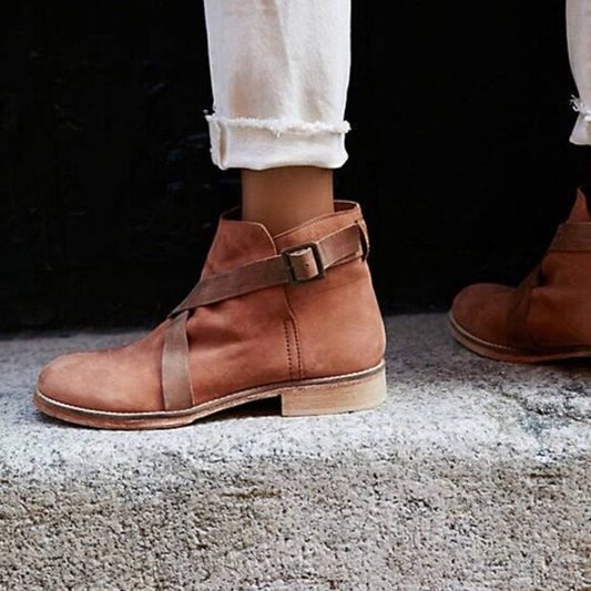 Free People La Palmas leather ankle boot - size 38