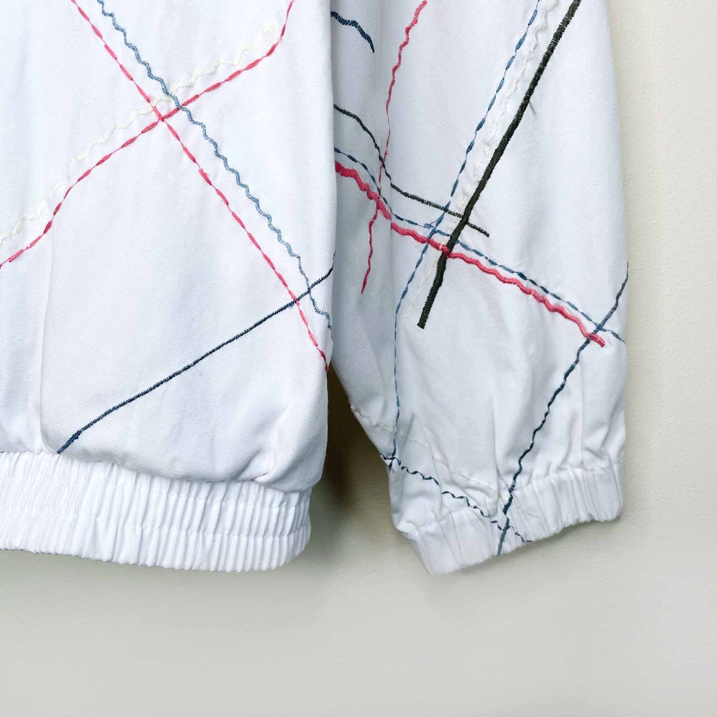 vintage koret francisca embroidered zip jacket - size large