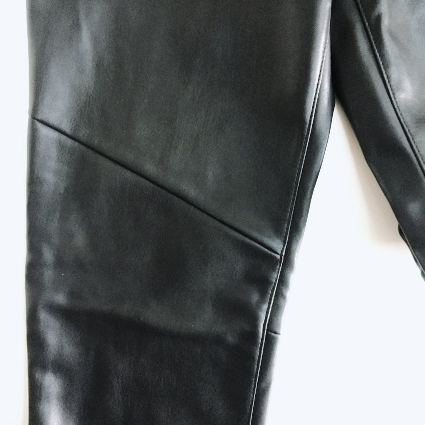 Free People Moto Vegan Leather Leggings - size 26