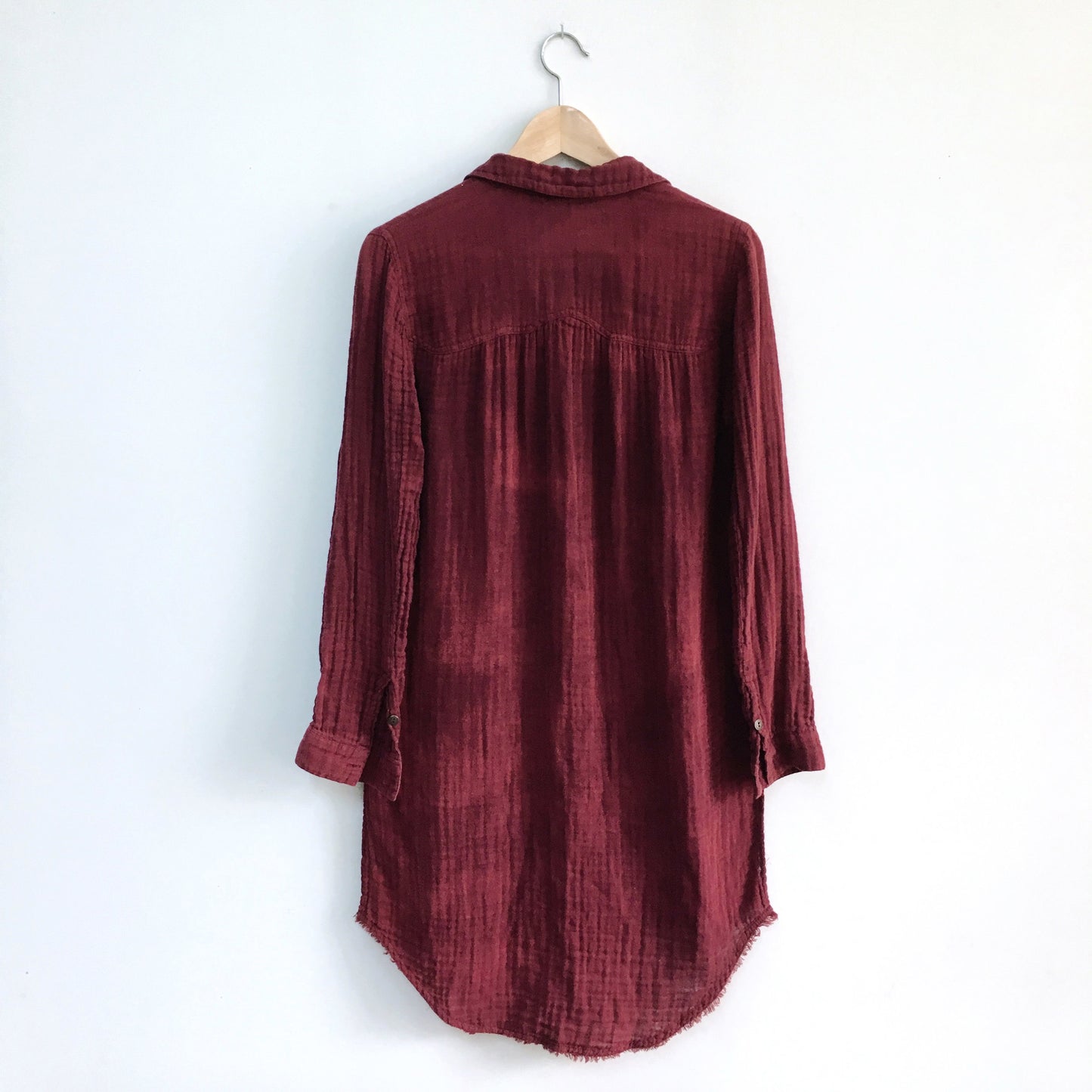 Free People Button Down Shirt Dress - size xs