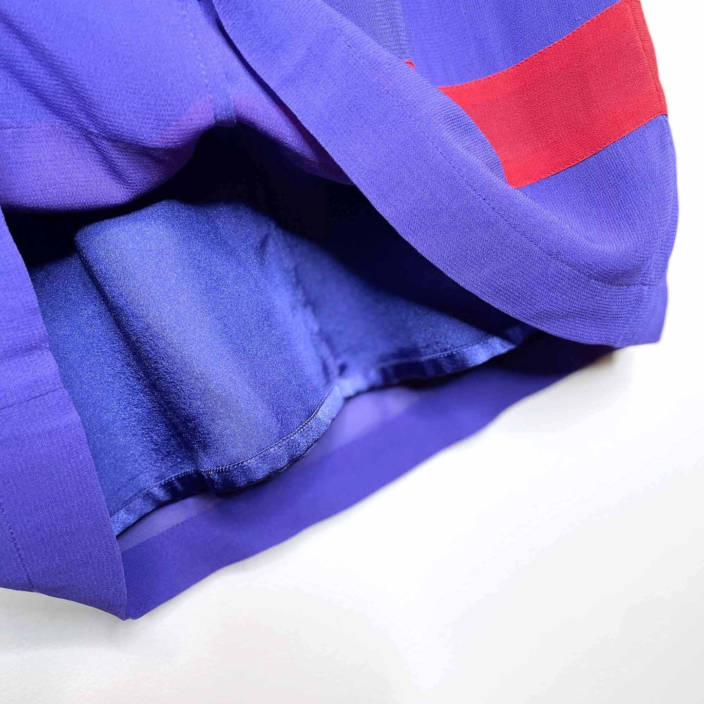 French Connection chiffon colour block shift dress - size 4