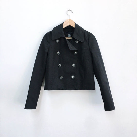 French Connection cropped trench coat - size 2