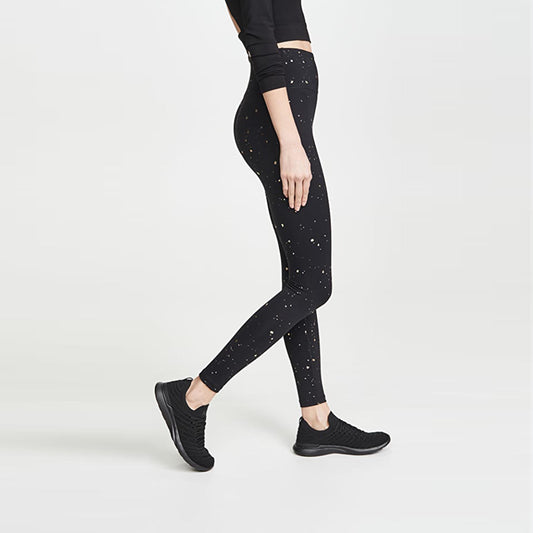 spiritual gangster foil print high rise essential leggings - size large