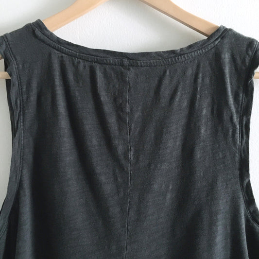 GAP marled high neck muscle slub tank - size Medium