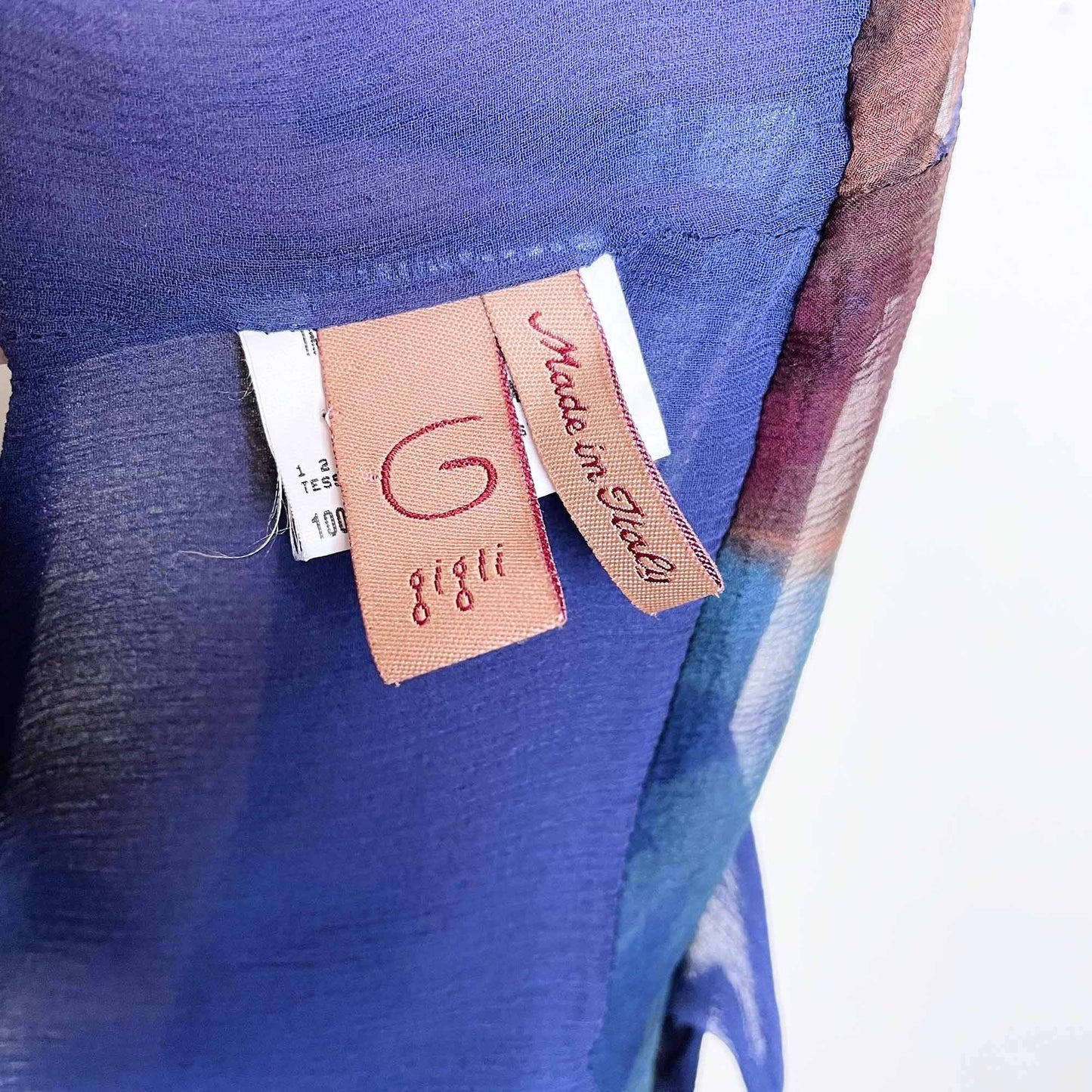 vintage romeo gigli silk chiffon slip dress - size 44