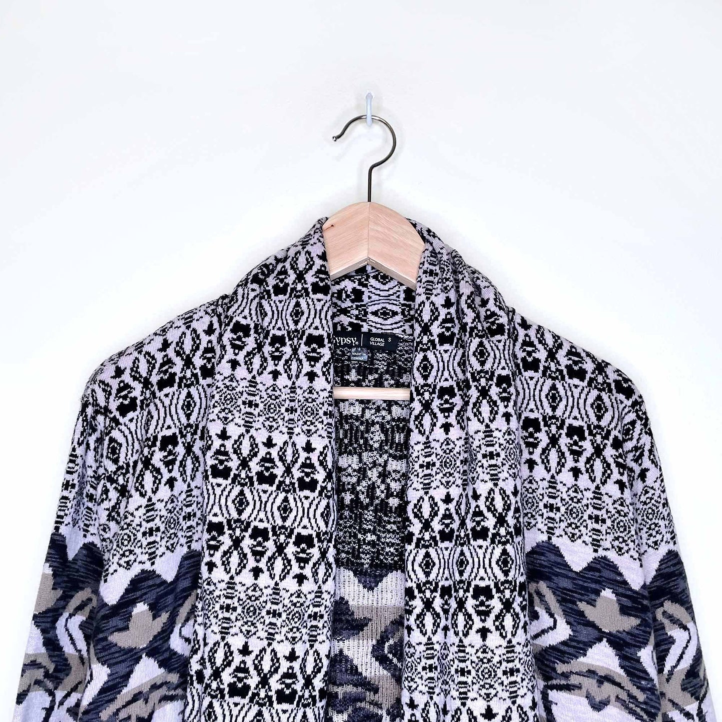 gypsy 05 boho orvieto waterfall open cardigan - size small
