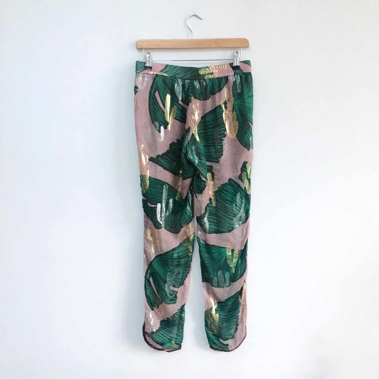 H&M Studio Silk Pant - size Small