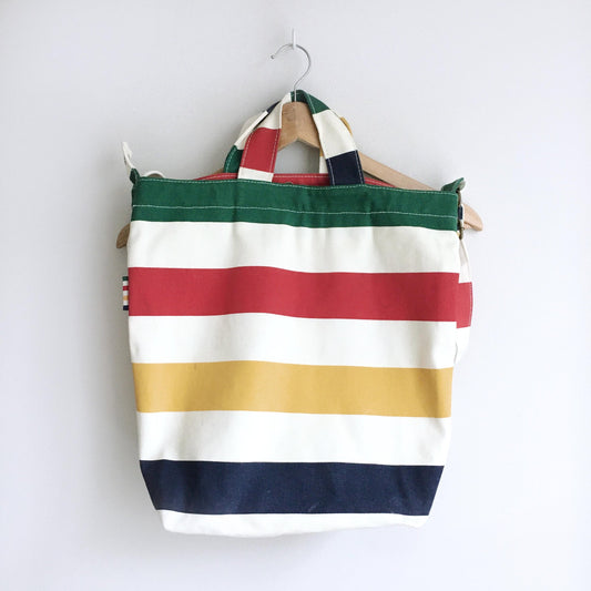 HBC x Baggu stripes canvas tote bag