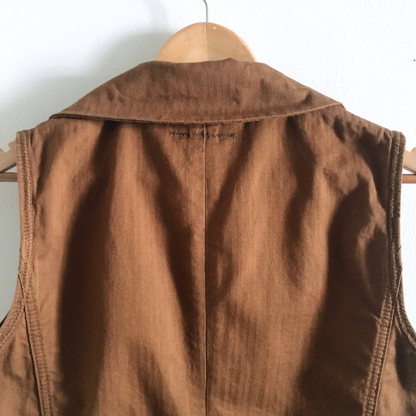 Hei Hei Cognac Utility Vest - size xs