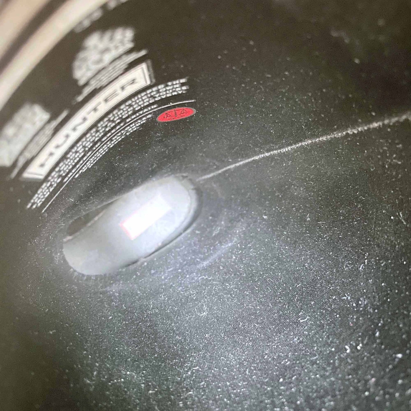 Hunter original unisex black tall rain boot - size 6M / 7F