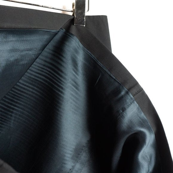 Prada high rise a-line black mini skirt - size 40