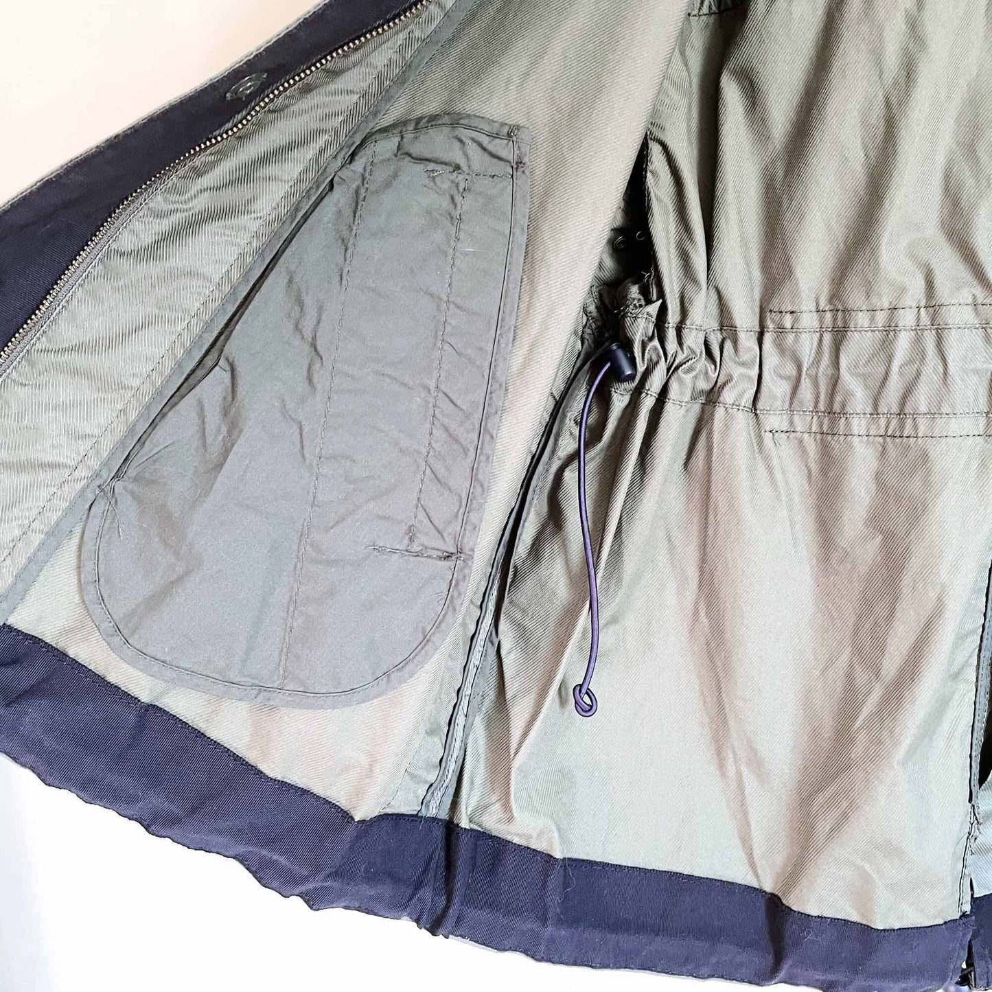 j crew oversized waxed cotton oilcloth light jacket - size xs