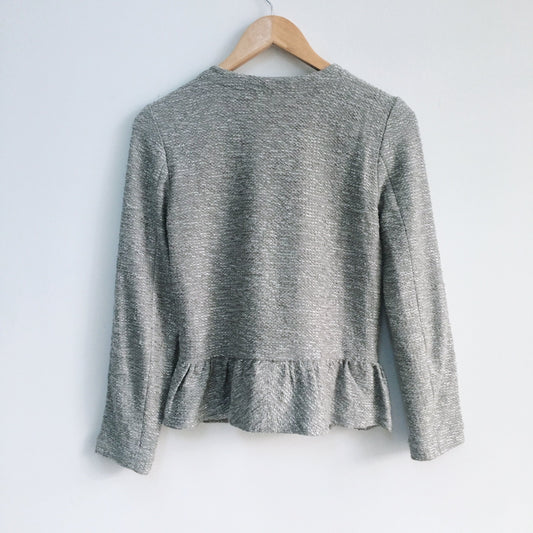 J Crew Bouclé Peplum Jacket - Size xs