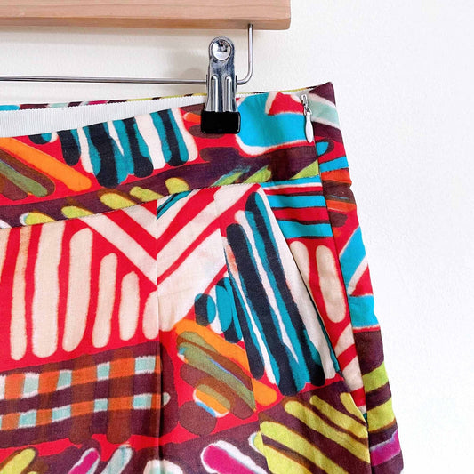 J Crew painted graphic shorts - size 8