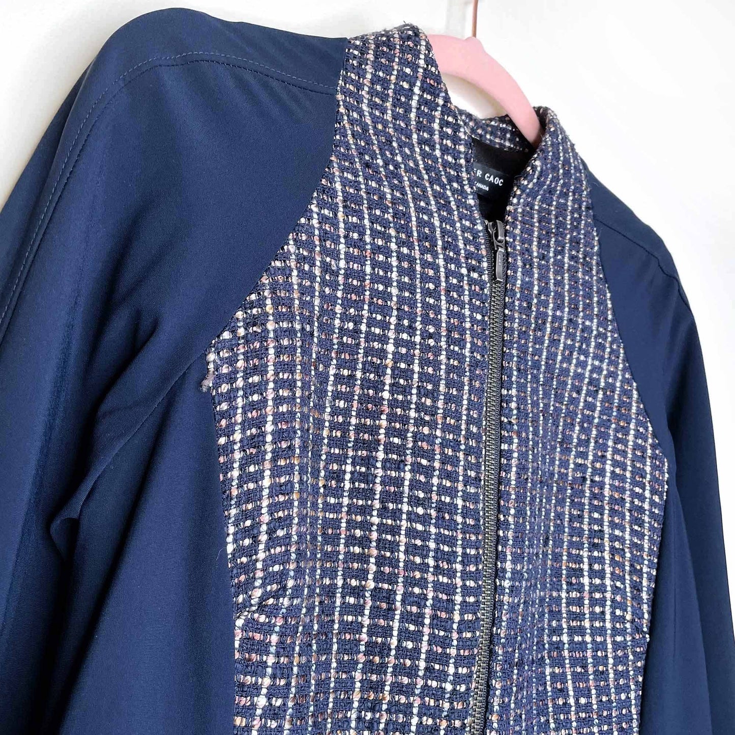 joeffer coac tweed jacket and skirt suit set - size 8