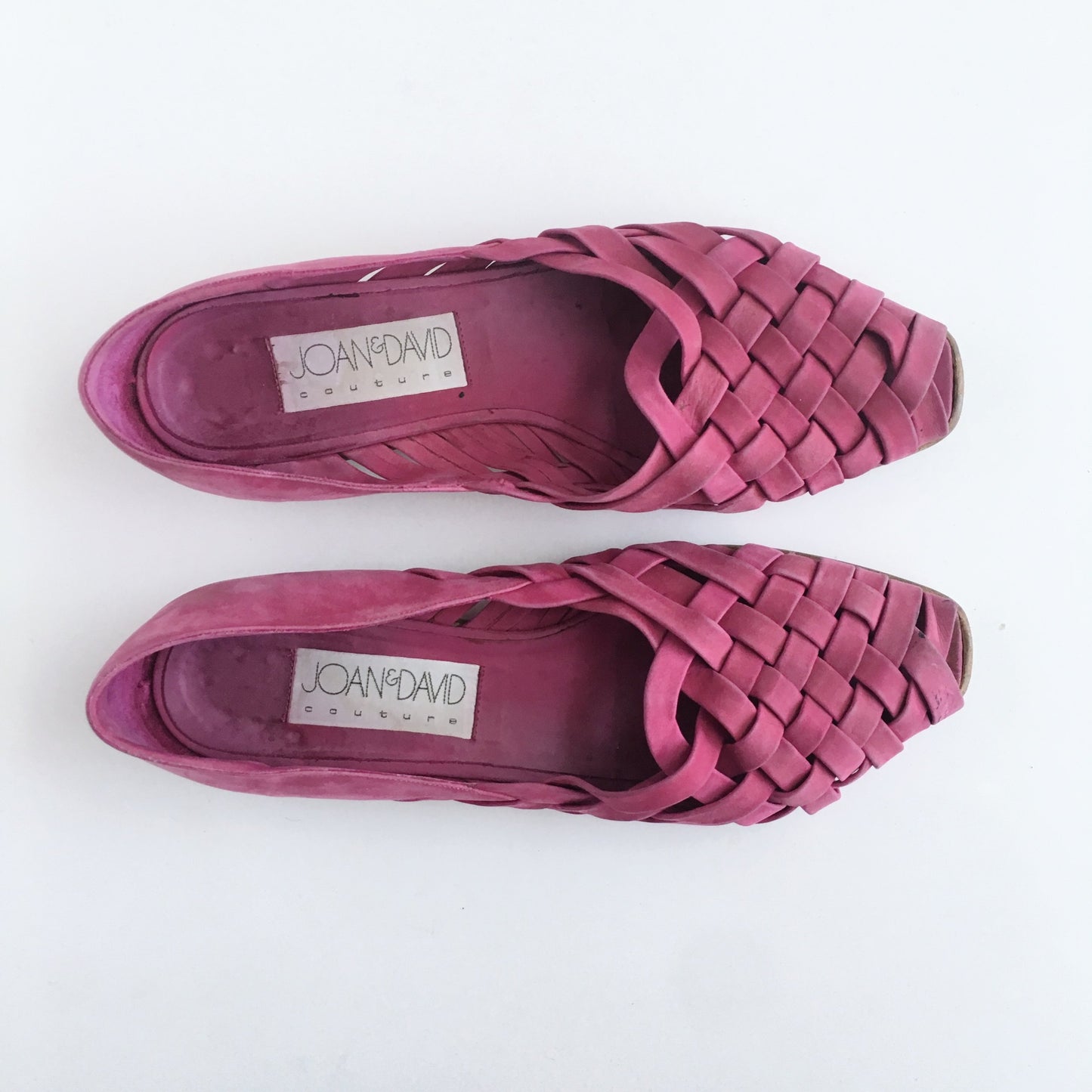 Vintage Joan & David Couture Leather Flats - size 9.5