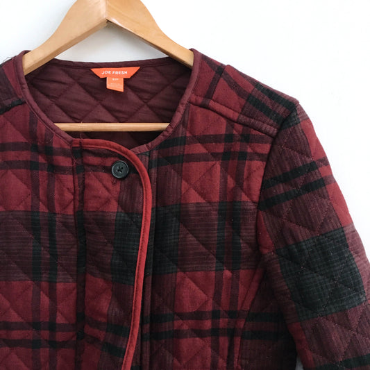 joe fresh plaid lumberjack jacket - size small