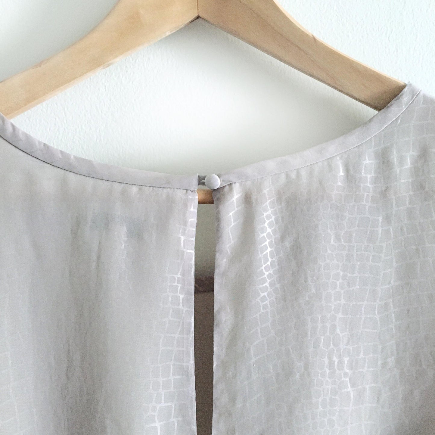 Joie Metallic Rancher Snakeskin Top - size Medium