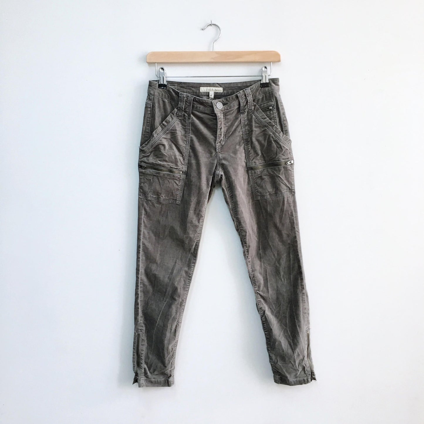 Joie Jeans Park Skinny velour pant - size 26