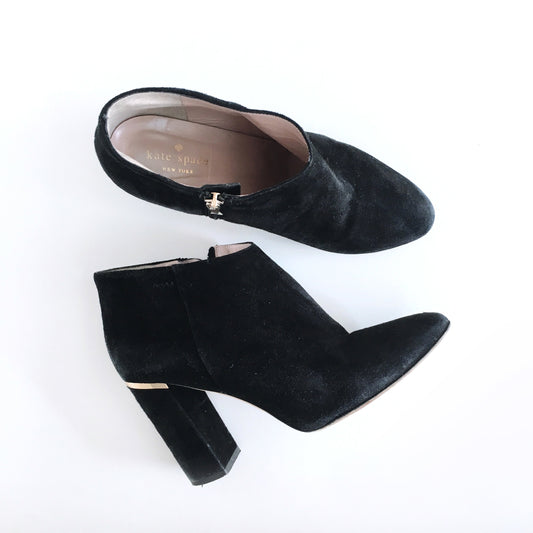 Kate Spade Darota Suede Ankle Bootie - size 9.5