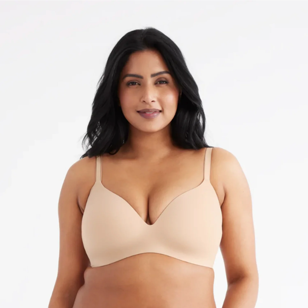 knix wingwoman nude bra size 5 (36 38 C D) – good market thrift store