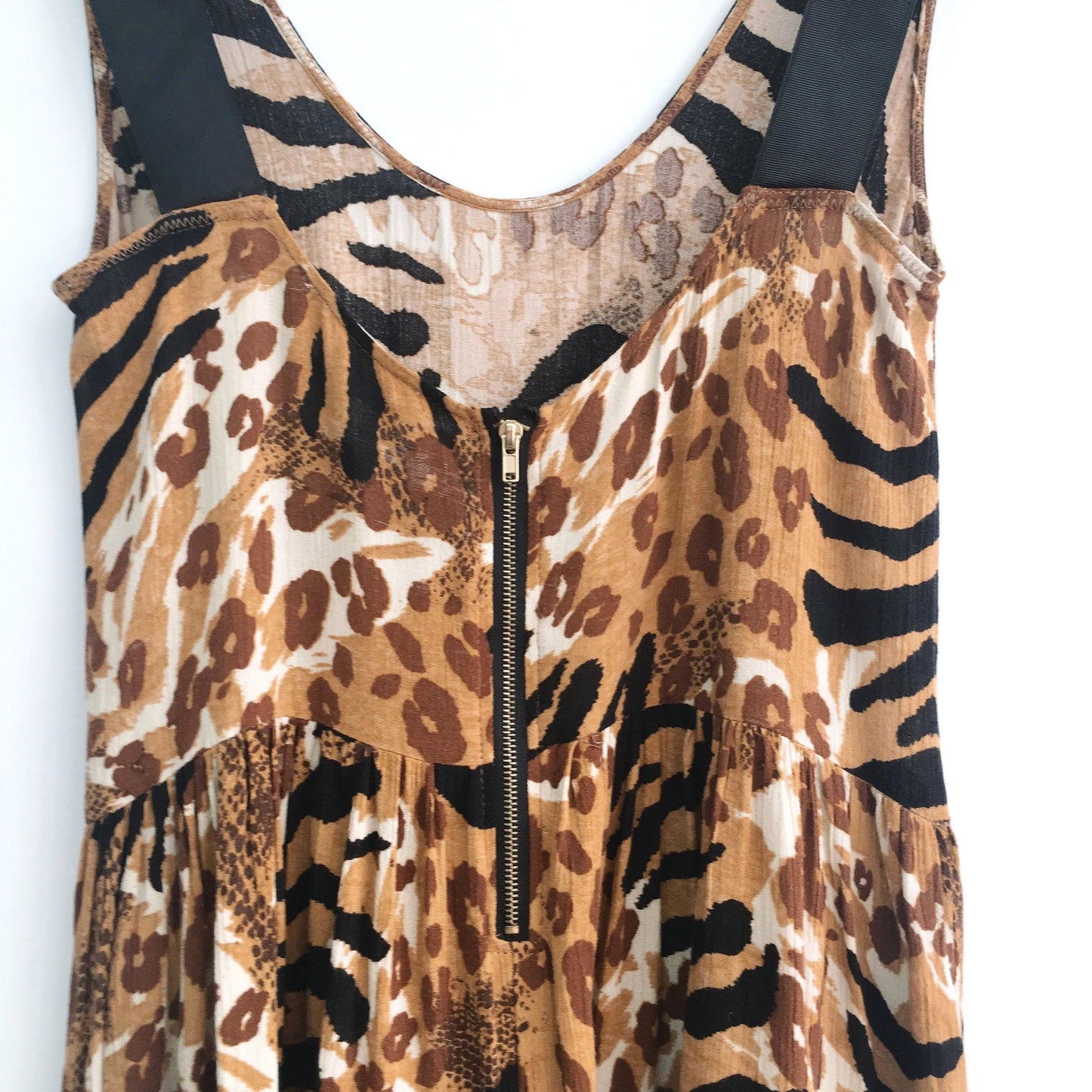 Knot Sisters Safari Romper - size Small