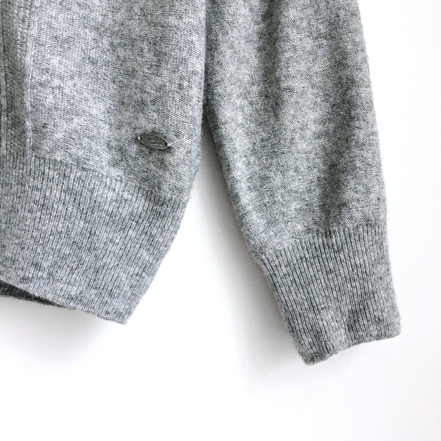 Lacoste cashmere-blend cable knit sweater - size 38