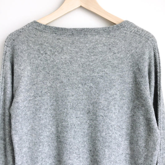 Lacoste cashmere-blend cable knit sweater - size 38