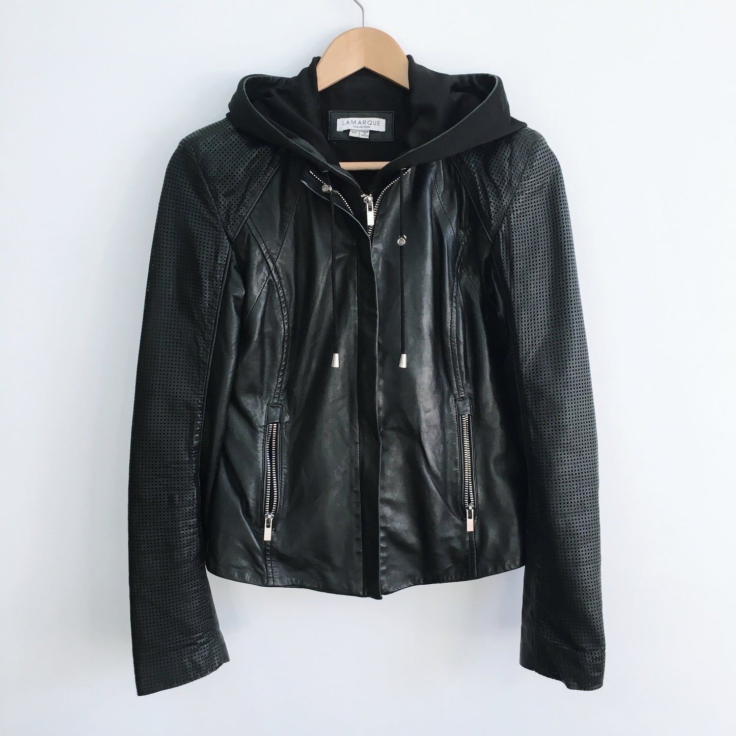 LAMARQUE Leather Audrey Jacket - size xs