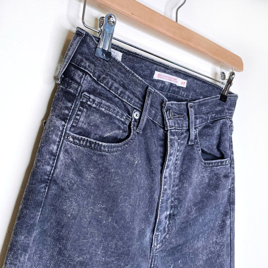 levi's mile high skinny jean in acid wash - size 27