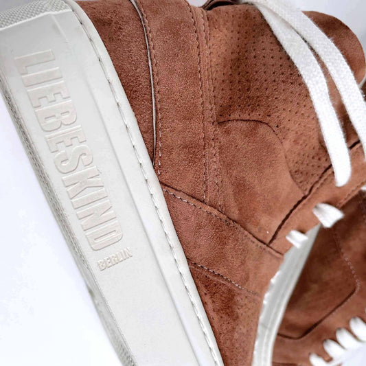 liebeskind berlin suede high top trainers - size 36