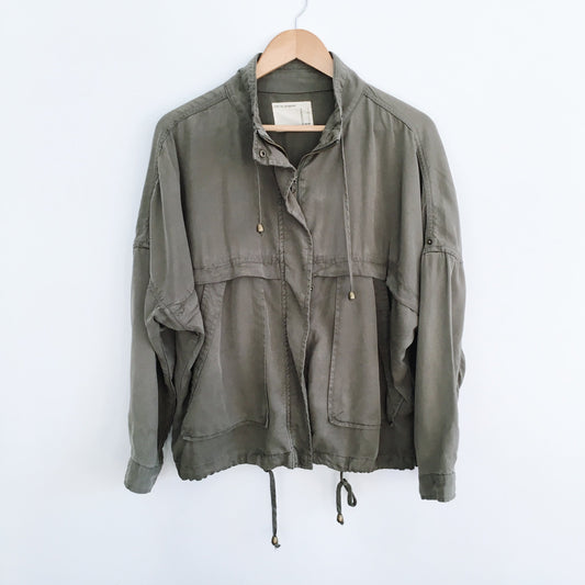 Life in Progress Oversized Military Jacket - size Small