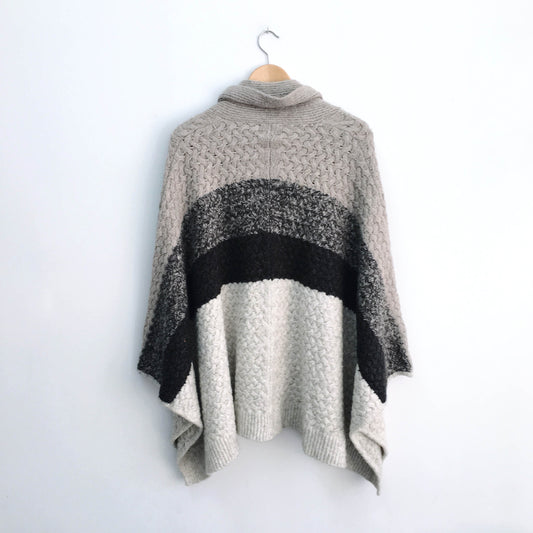 LINE Cashmere Blend Cardigan Cape - O/S