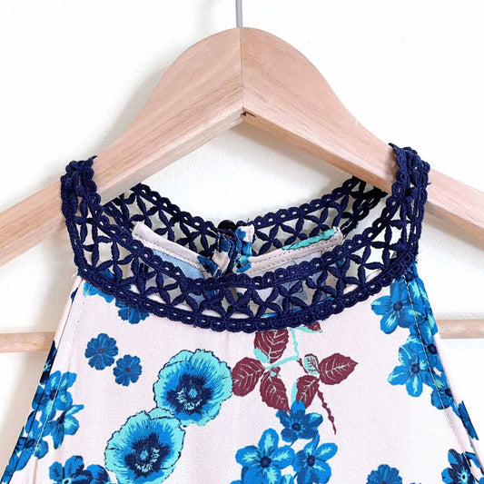 Living Doll halter floral maxi dress - size 1