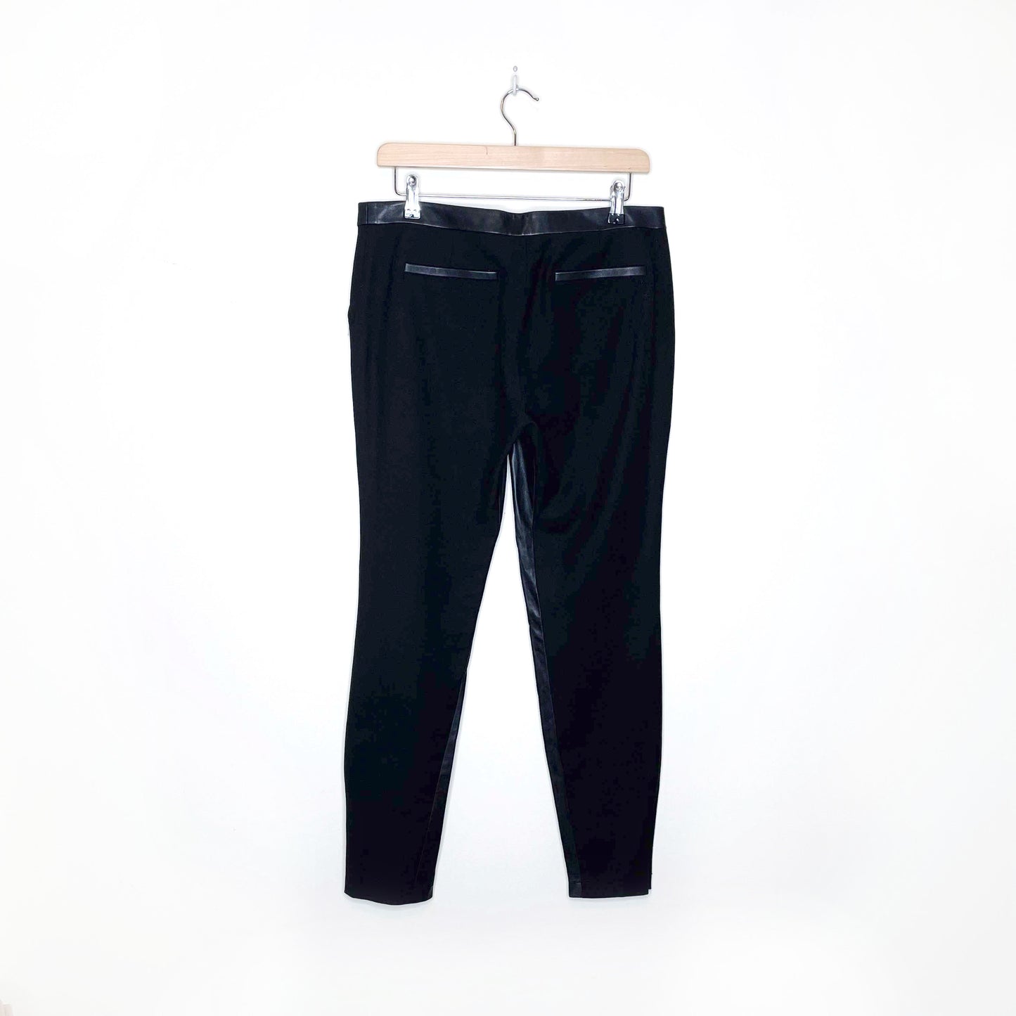 elizabeth and james butter leather trim trouser - size 6