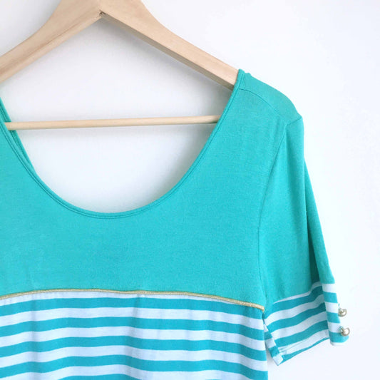 lucca couture striped sailor dress - size small