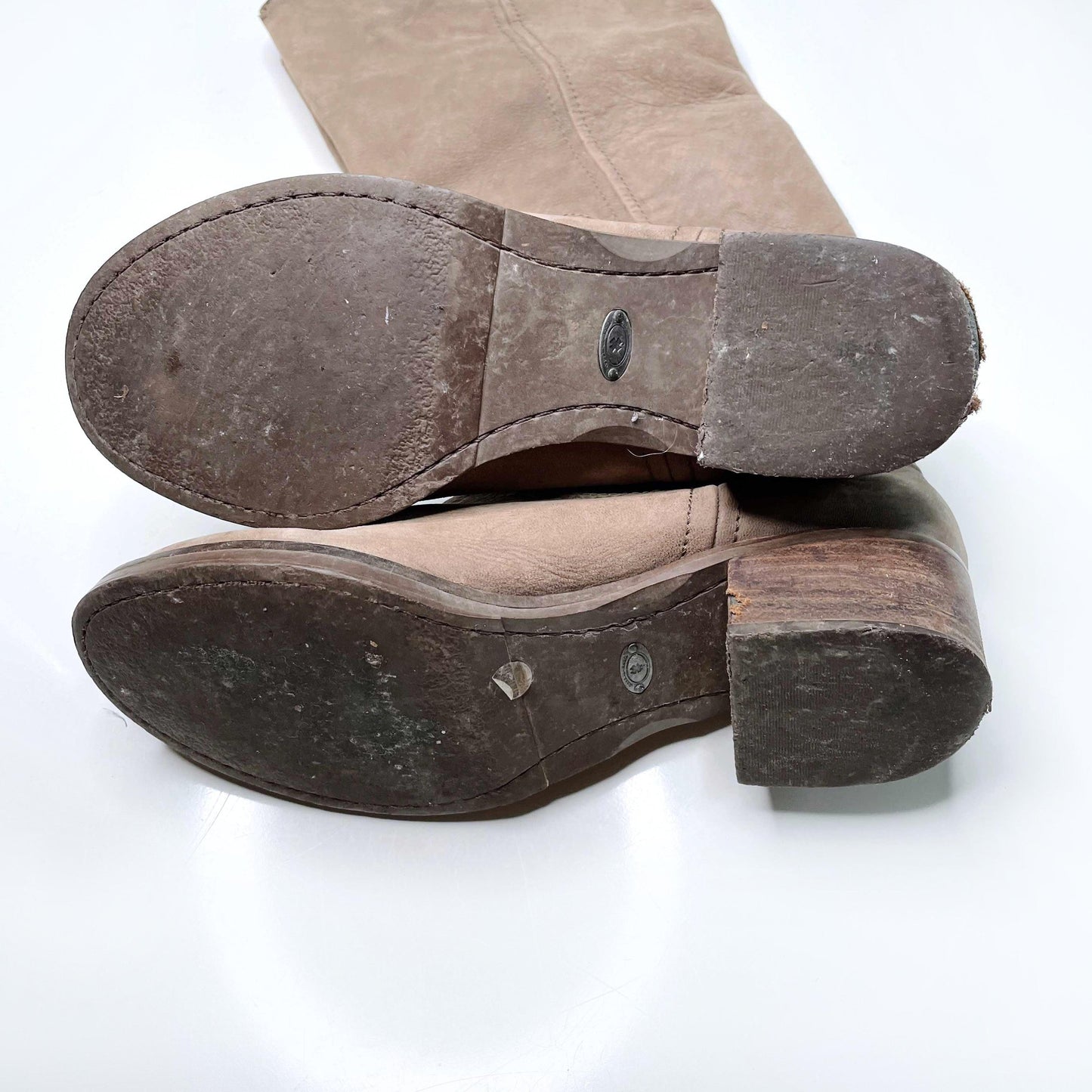 lucky brand leather tall durango boots - size 6