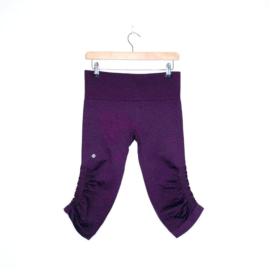 lululemon in the flow crop II seamless tights - size 8