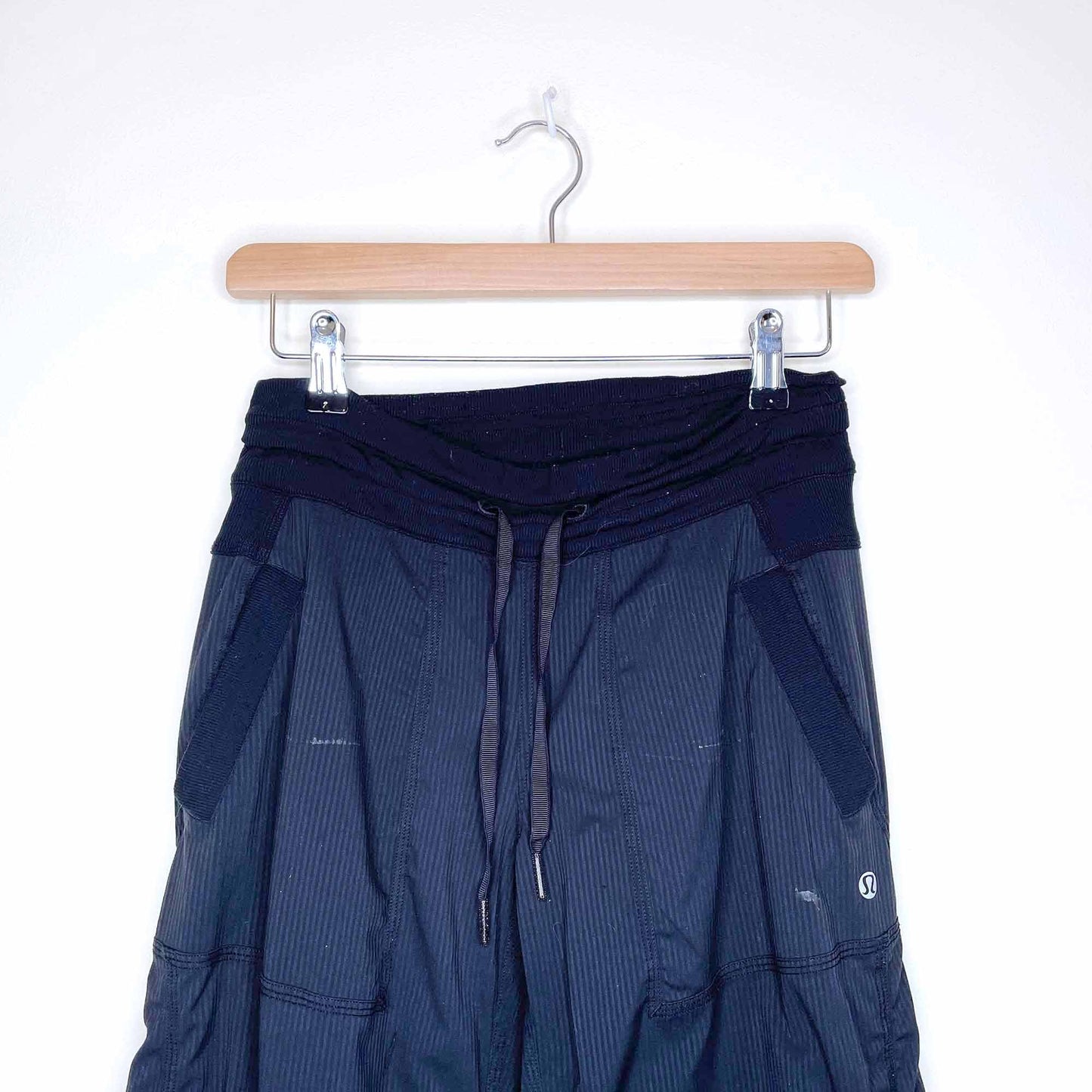 lululemon mid-rise lined dance studio on the move pants - size 4