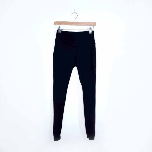 rare lululemon lab high rise wunder under mesh back leggings - size 6