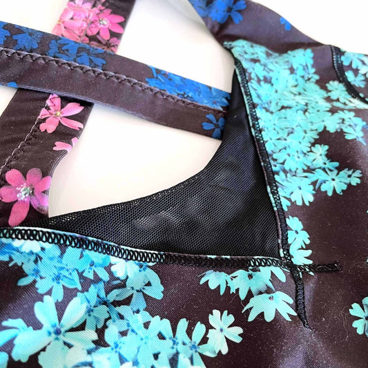 lululemon in a flash petal pop sports bra - size 8