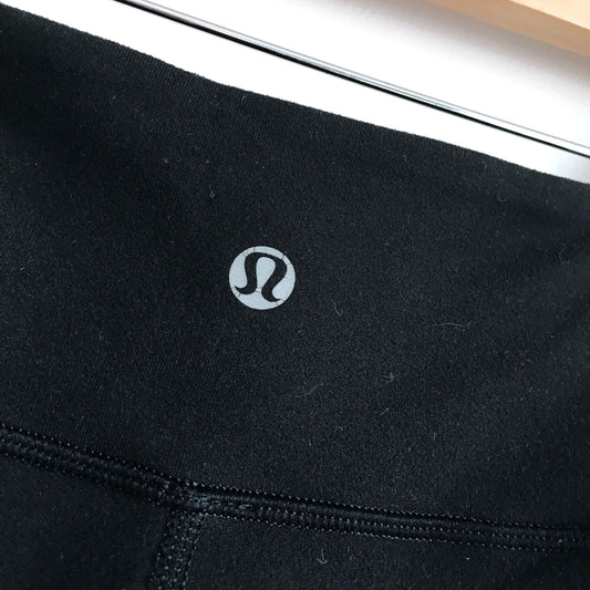 lululemo mid-rise wunder under leggings - size 6