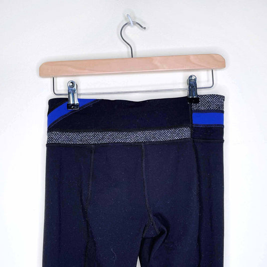 lululemon reversible mid-rise leggings - size 4