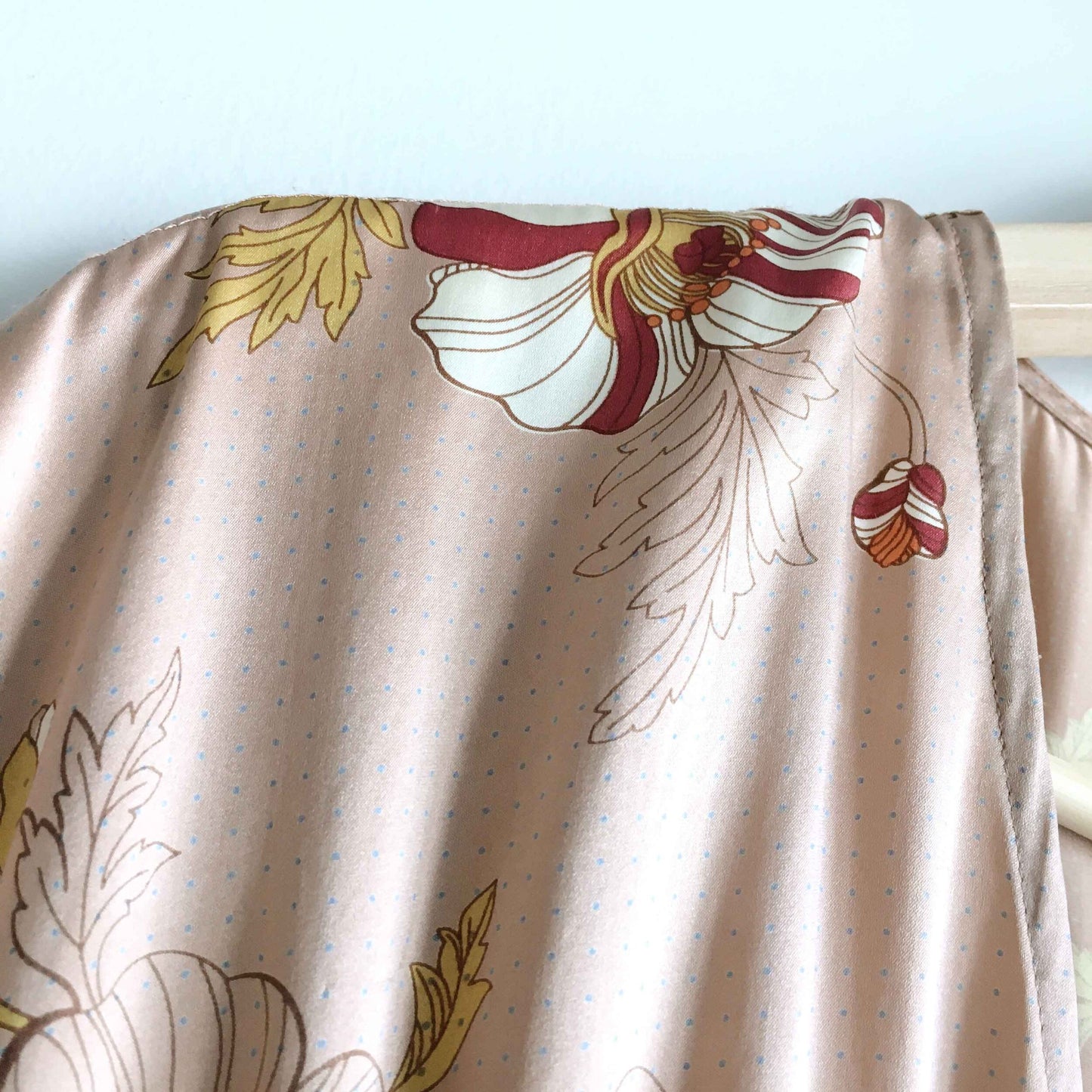 Anthropologie Lux silk kimono top - size Large