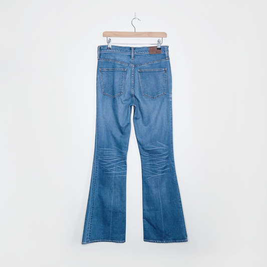 madewell high rise flea market flare jeans - size 30T