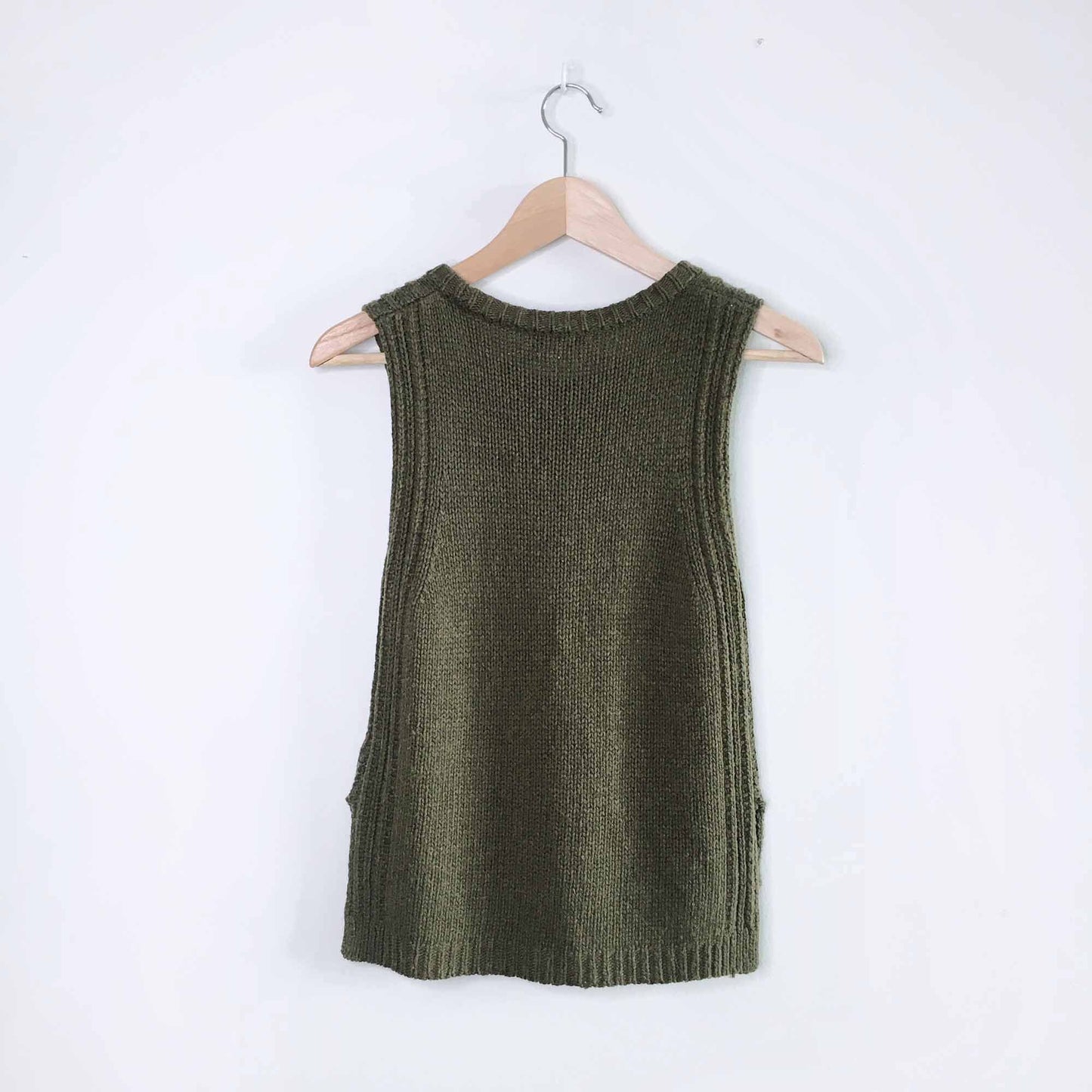 Madewell Hannah sleeveless hi lo knit vest - size xs