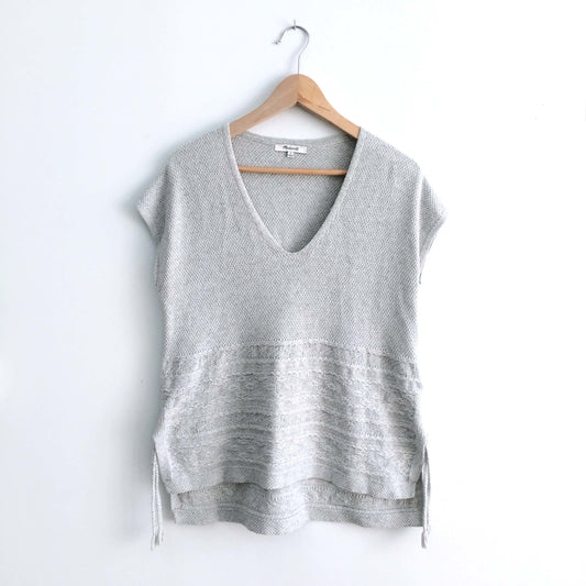 Madewell Waffle knit Poncho - size Small